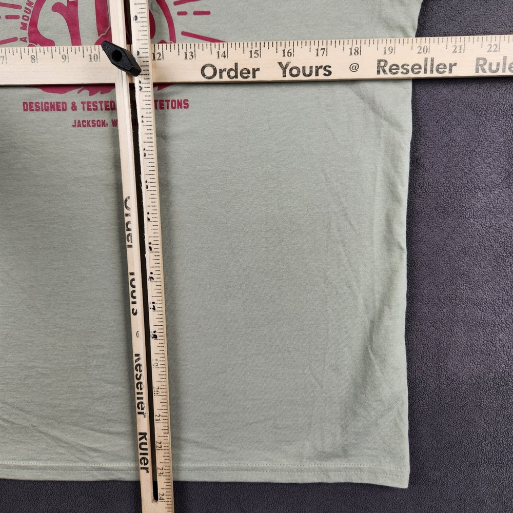 Stio Mountain Sol Tee Shirt Womens Medium Sage Flats Green Graphic 100740-310-MD - Picture 9 of 10